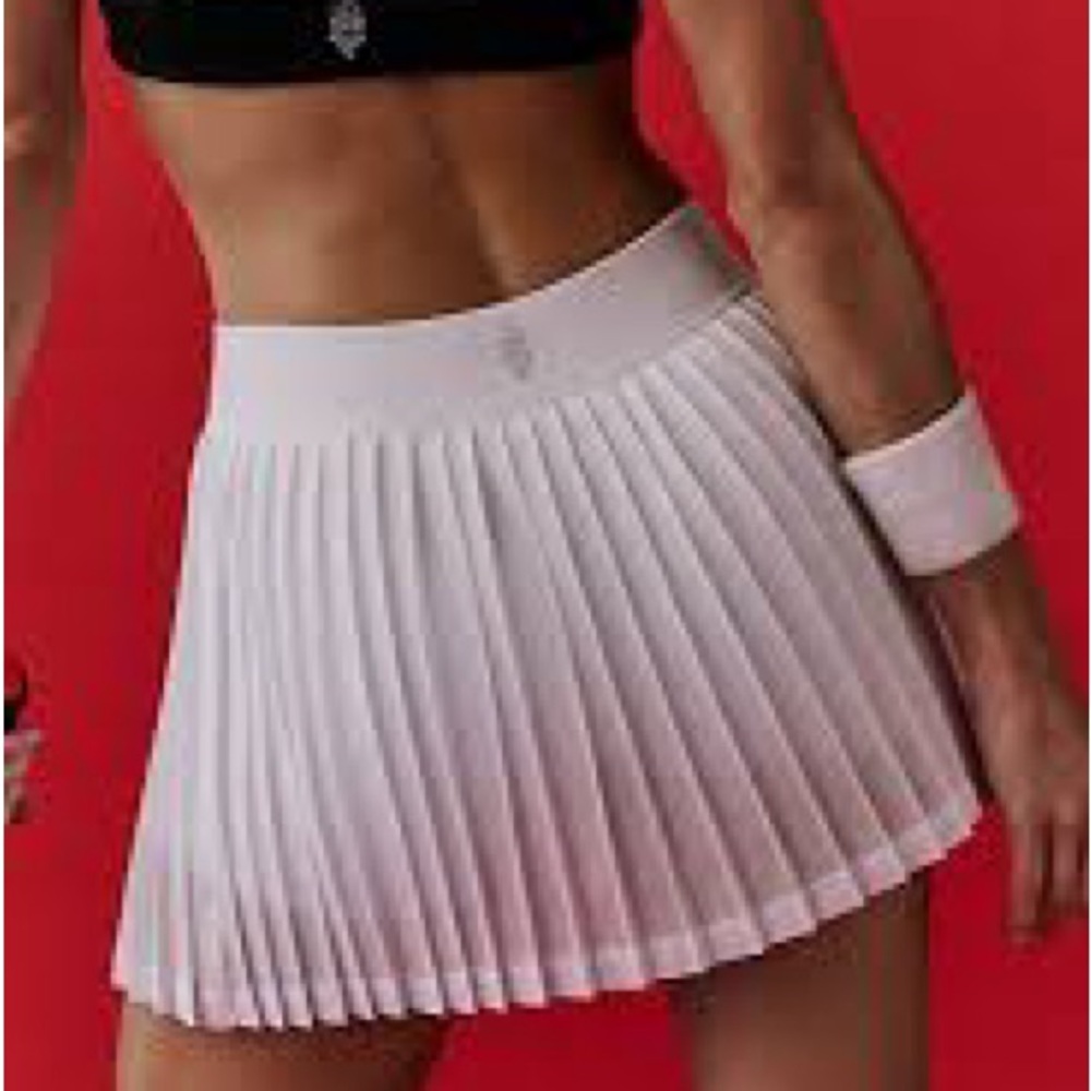 Free People Rally Ruffle Pleated Skirt